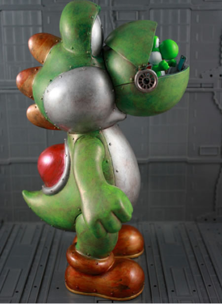 Mechanical Yoshi is the coolest Custom Yoshi Mech 3