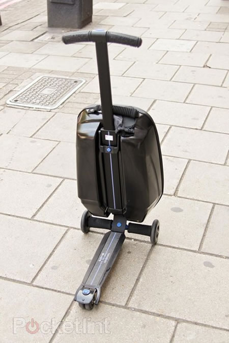 Suitcase and scooter combined, Samsonite’s Micro Suitcase Samsonite scooter luggage5
