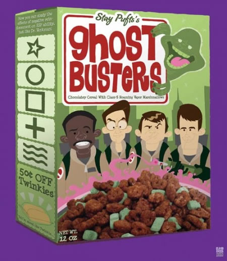 Breakfast Cereals for geeks ghostbusters 1