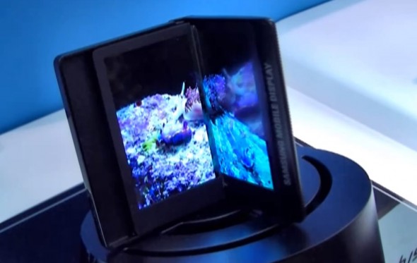 Samsung Galaxy Q expected at MWC 2013 with two displays samsung galaxy q 590x373