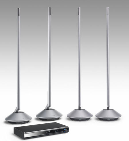 Panasonic SC-TZ1 pencil thin speaker system which is wireless